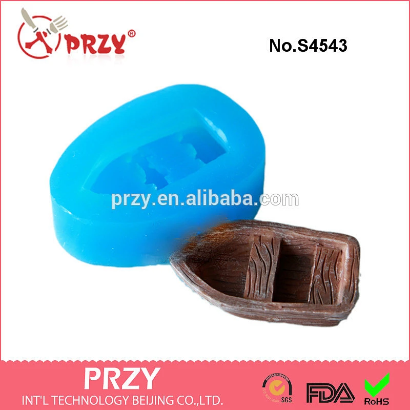 S4543 boat mold for soap ,silicone boat resin mold,silicone chocolate mold