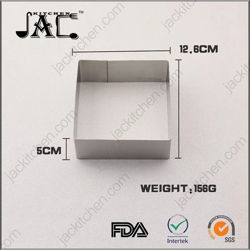 Recyclable Stainless Steel Promotional Gift Cake Mould.