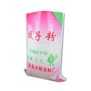 Laminated recycled pp woven construction bag for wall putty powder