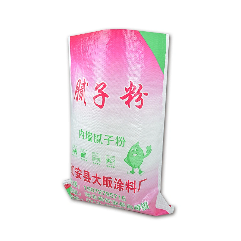 Laminated recycled pp woven construction bag for wall putty powder