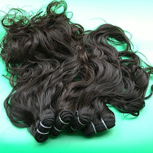 No shedding no tangle soft and smooth cambodian virgin hair wavy hair raw cambodian hair vendor