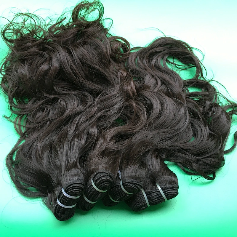 No shedding no tangle soft and smooth cambodian virgin hair wavy hair raw cambodian hair vendor