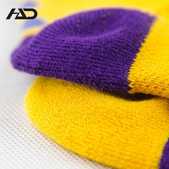 Cotton jacquard pile sport basketball socks