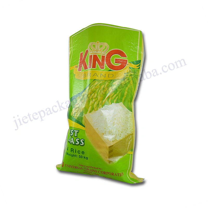 Wholesale transparent laminated 50kg pp woven rice bag sack export to Mexico