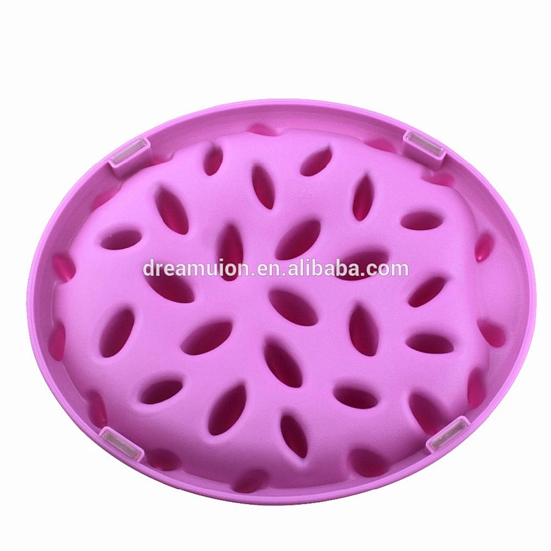 Catch Interactive Cat Kitten Slow Feed Bloat Non Slip Toy Treat Pet Feeder Bowl Silicon Popular