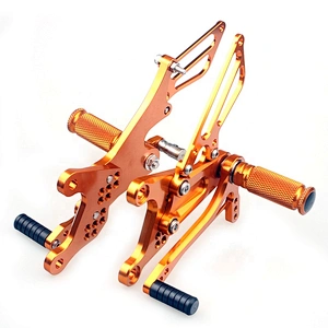 CNC aluminum adjustable motorcycle rear sets footrests for YZF R1 R6