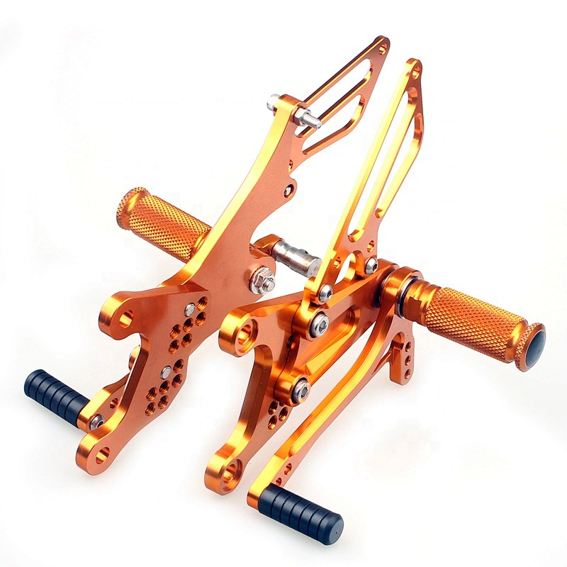 CNC aluminum adjustable motorcycle rear sets footrests for YZF R1 R6