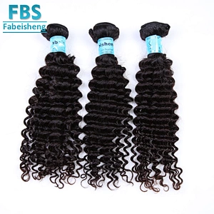2018 FBS High quality human hair weft double drawn hair 100% unprocessed virgin hair