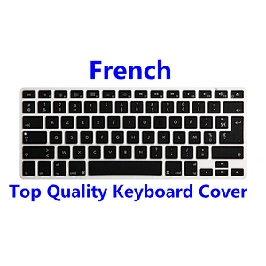 French custom Silicone Keyboard Protector film laptop keyboard cover laptop skin For Macbook Air 13 Inch UK/US