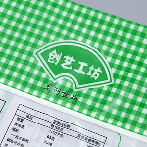 Rectangular PE bag for bread packaging wholesale