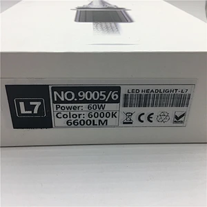 Hot Price Led Light 9005  6000k Auto Led Headlight Car Headlight L7 Xhp70 Led 9006