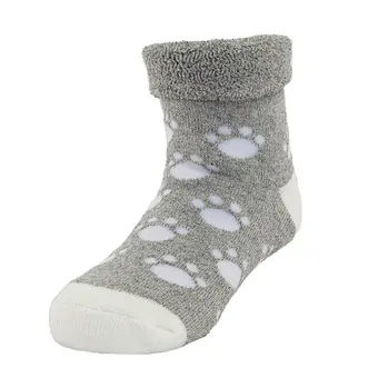 Full Terry Animal Pattern Pig Foot Print Turn Over Baby Kid Super Soft Warm Cotton Socks
