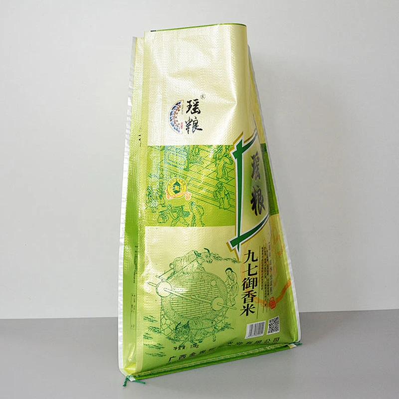 Wenzhou manufacture 25 kg of woven bags for rice, flour packaging