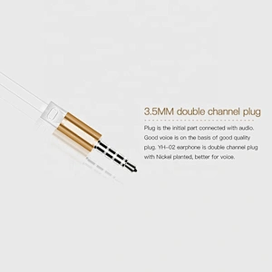 Universal Stylish Sport In ear Dual Dynamic balanced Wired Earphone for Cell Phone and computer
