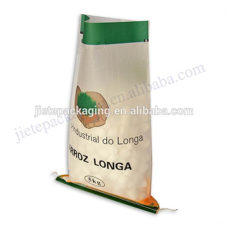 5kg transparent plastic bopp laminated pp woven grain seed packing bag for corn,wheat,bean,peanuts,rice,flour