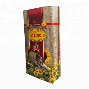100% virgin pp agricultural sunflower seed PP woven packing bags, corn starch packaging bag