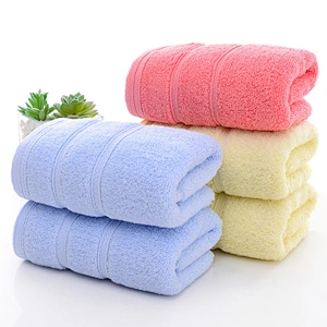 Free Sample Wholesale Color Towels Customized Logo Bath Towels China Supply 100% Cotton Towel