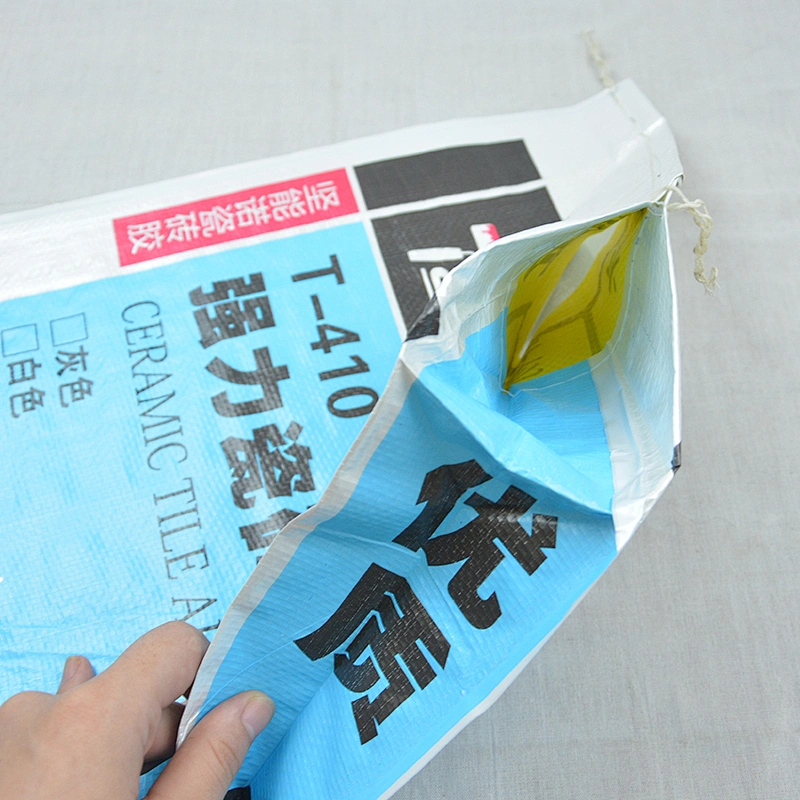 pp woven bag for cement, adhesive, outer wall putty 20kg