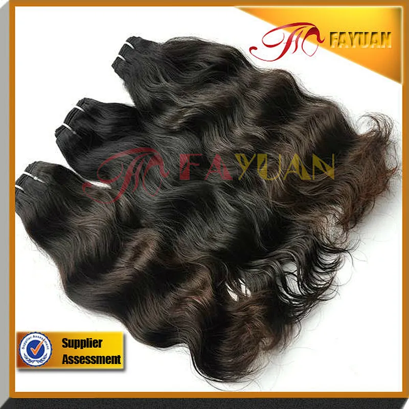 Black Color Natural Wave 6a virgin Brazillian hair can be dyed & bleached