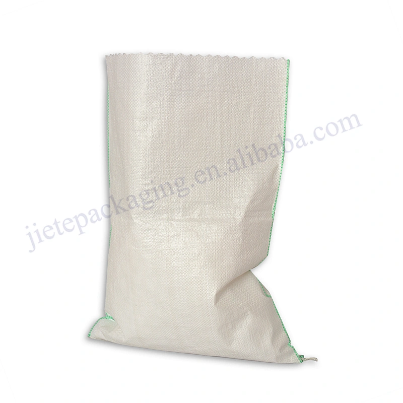 White polypropylene pp woven striped bag for packing sand,seed,flour,cement,construction waste