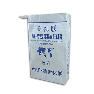 White cement block bottom kraft paper valve bag multi-paper valve bag 20kg