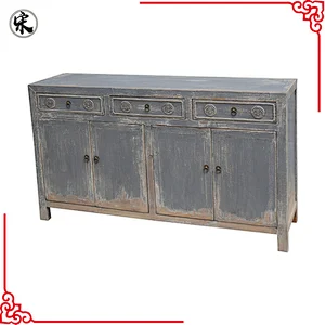 wholesale chinese antique reproduction drawer storage buffet cabinet furniture