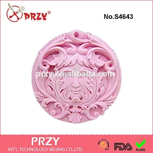 Nymph Rosette mold for soap100% food grade silicone mold for sale