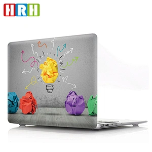 creative bulb pattern laptop case plastic shell case laptop protection for macbook pro makeup for macbook 13 case