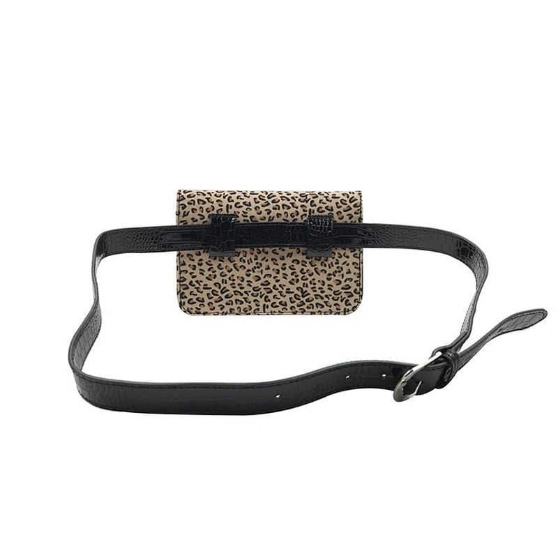 2019 New Design Fashion Custom PU Waist Bag Leather Waist Bag