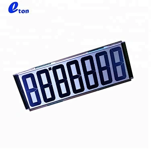 Segment LCD Monitor 7Digits Panel Replacement TN LCD Screen