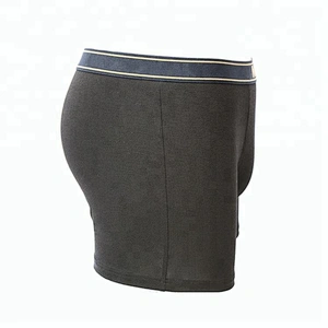 Fine workmanship black printing mens underwear boxers