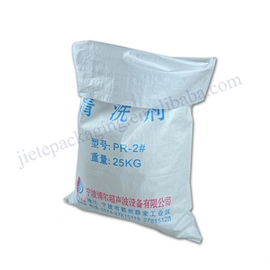 Customized white plastic detergent packaging bag for washing powder and soap