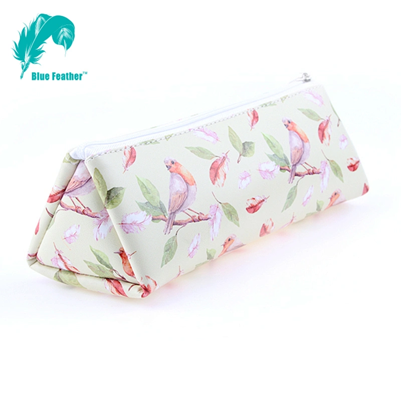 Cosmetic Bag Zipper Bag Digital Printing Pu Leather Toilet Bag