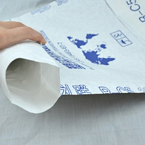 White cement block bottom kraft paper valve bag multi-paper valve bag 20kg