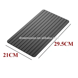 Quick Thaw Defrost Tray Aluminium Rapid Meat & Poultry Defrosting