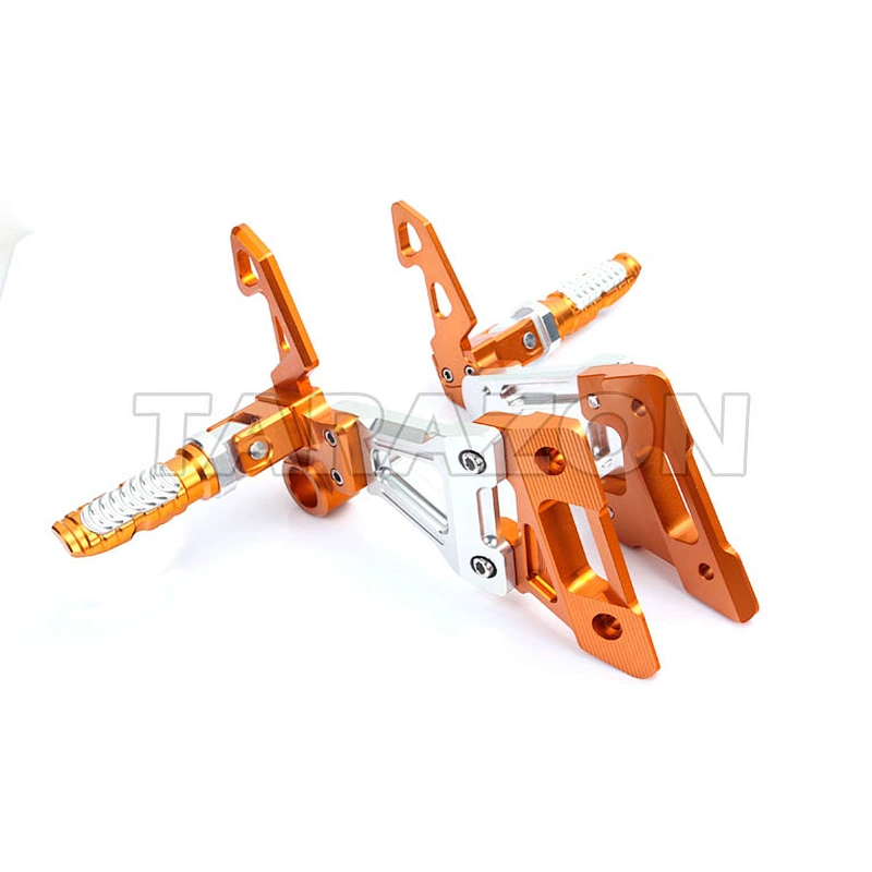 Motorcycle racing bike CNC aluminum adjustable rear sets