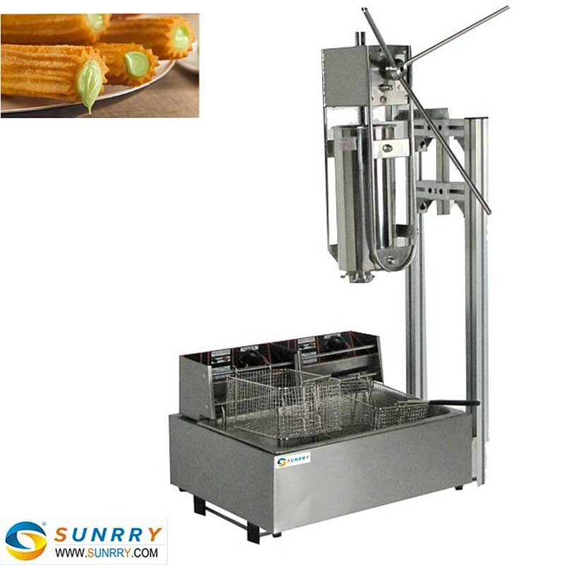 5L Machine To Make Churros Maker Machine Churros Made Of Stainless Steel With 12L Electric Fryer (SUNRRY SY-CH5E)
