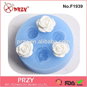 F1939 PRZY flower gum paste fondant slilicone mold