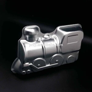 Train Shaped Metal Cake Molds,Aluminum.Alloy Baking pan for cake making