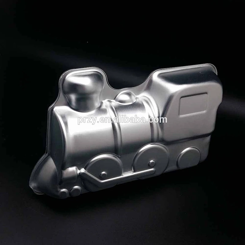 Train Shaped Metal Cake Molds,Aluminum.Alloy Baking pan for cake making