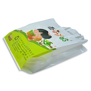 Custom PE shopping bag with handle wholesale