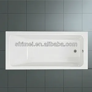 China Supplier Pure Acrylic Classical Drop-In Bathtub Soaking Bathtub