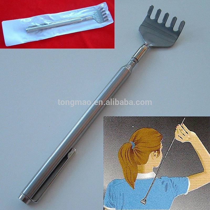 2016 hot sale Stainless steel Handy Pocket Pen Clip Back Scratcher