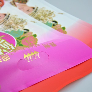 Customized ldpe laminating aluminium printing food packing bag