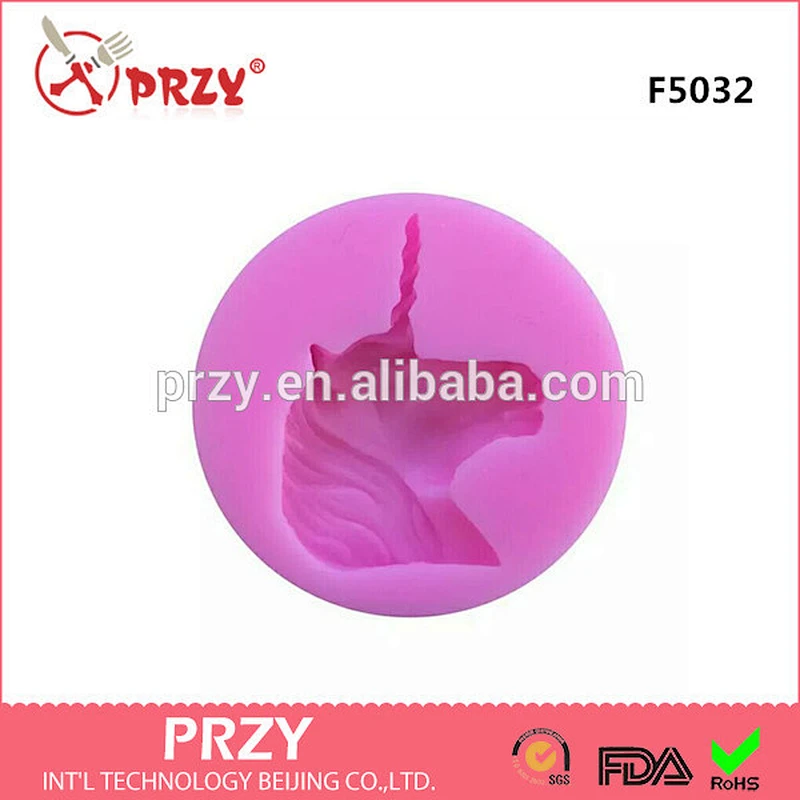 F5032 Unicorn SIlicone fondant mold