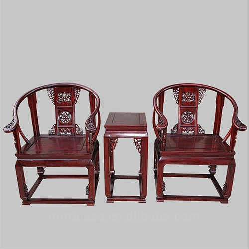 solid chinese back antique wooden hand carved chair