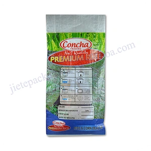 Factory sale customized new design 25kg rice packaging bag