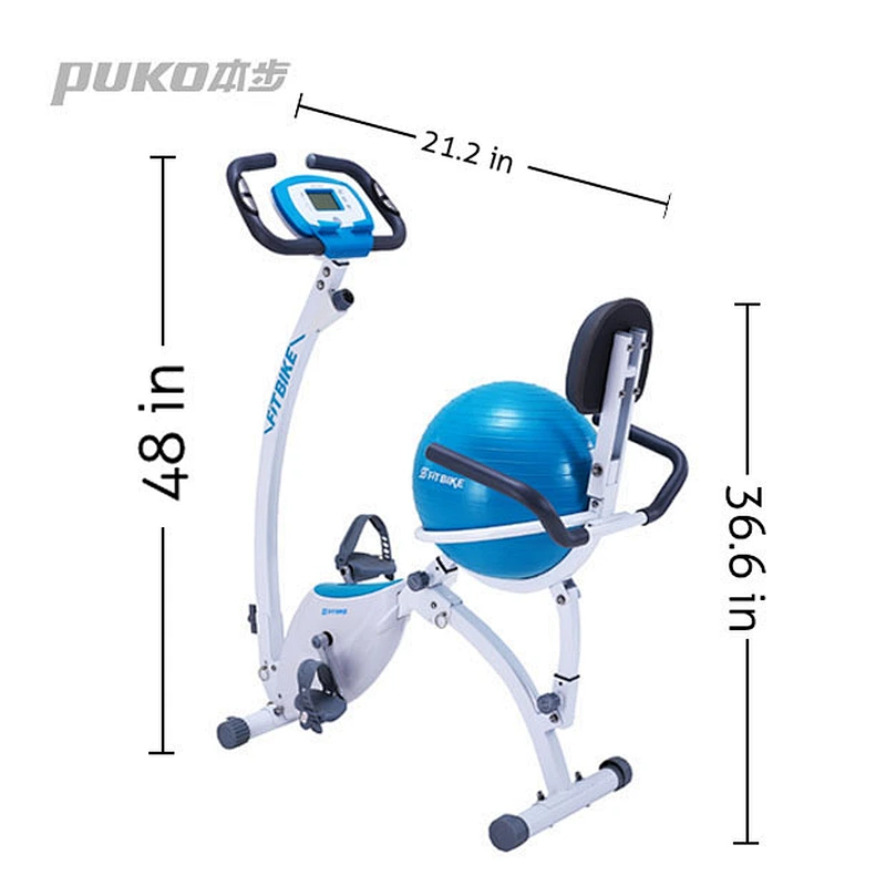 fashion yoga balls' magnetic bike with soft and big seat cushion
