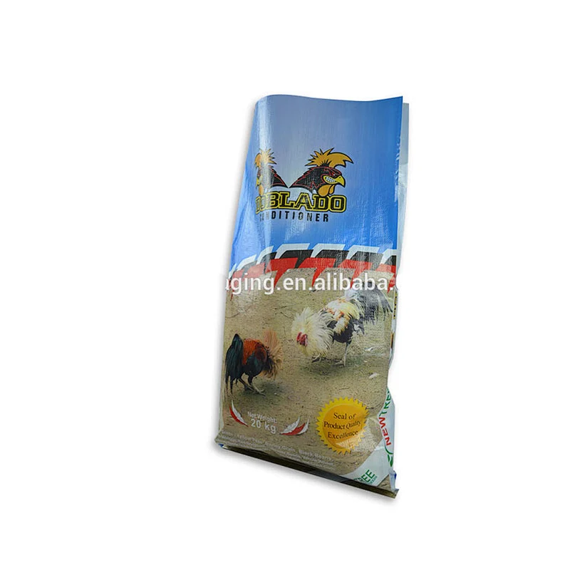 Professional manufacture 20kg poultry pp woven feed packing bag