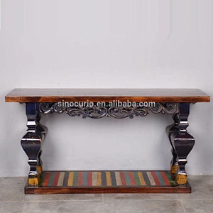 lacquer furniture antique mediterranean style console table